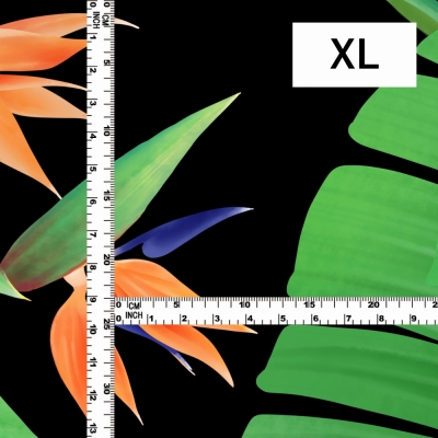 Hula Fabric / Strelitzia / JKH-596-BK