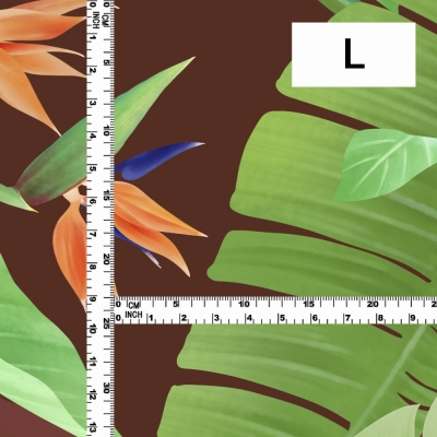 Hula Fabric / Strelitzia / JKH-596-BR