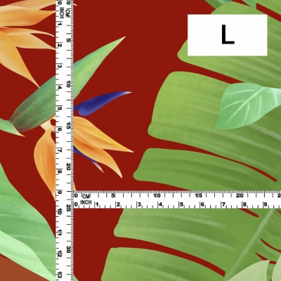 Hula Fabric / Strelitzia / JKH-596-RD