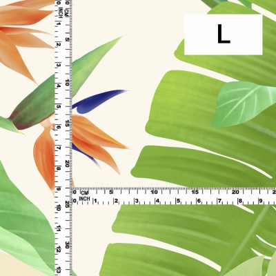Hula Fabric / Strelitzia / JKH-596-WH