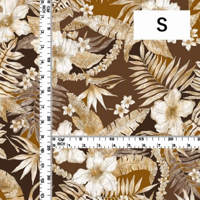 Hula Fabric / Hawaiian Flower / JKH-598-BR