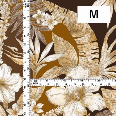 Hula Fabric / Hawaiian Flower / JKH-598-BR