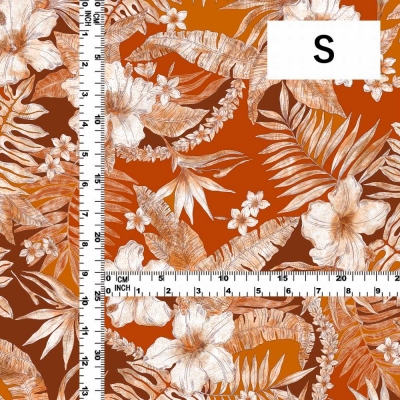 Hula Fabric / Hawaiian Flower / JKH-598-OR