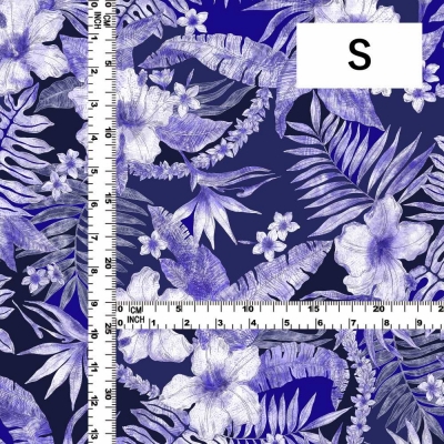 Hula Fabric / Hawaiian Flower / JKH-598-PU