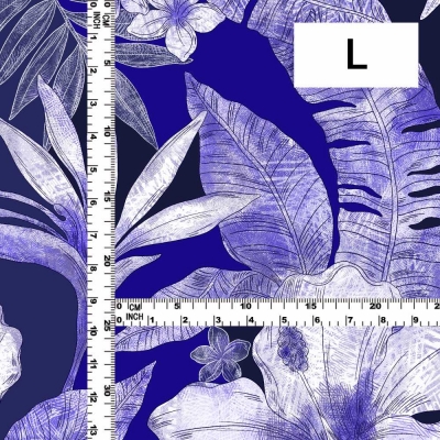 Hula Fabric / Hawaiian Flower / JKH-598-PU