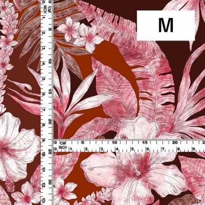 Hula Fabric / Hawaiian Flower / JKH-598-RD