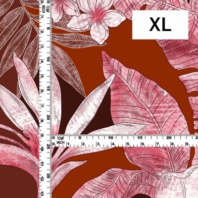 Hula Fabric / Hawaiian Flower / JKH-598-RD