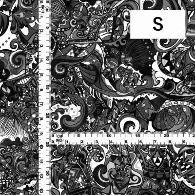 Hula Fabric / Kahiko&Hawaiian motifs / JKH-600-BK