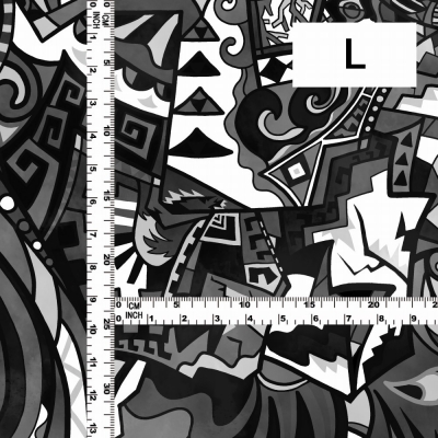 Hula Fabric / Kahiko&Hawaiian motifs / JKH-600-BK