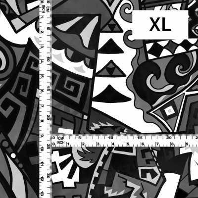 Hula Fabric / Kahiko&Hawaiian motifs / JKH-600-BK