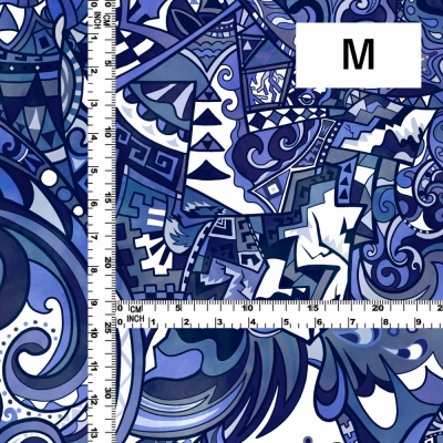 Hula Fabric / Kahiko&Hawaiian motifs / JKH-600-NV