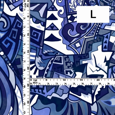 Hula Fabric / Kahiko&Hawaiian motifs / JKH-600-NV