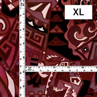 Hula Fabric / Kahiko&Hawaiian motifs / JKH-600-RD