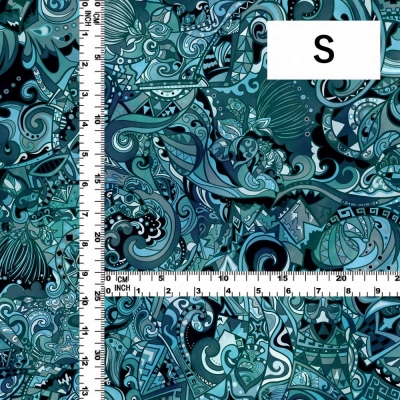 Hula Fabric / Kahiko&Hawaiian motifs / JKH-600-TBL