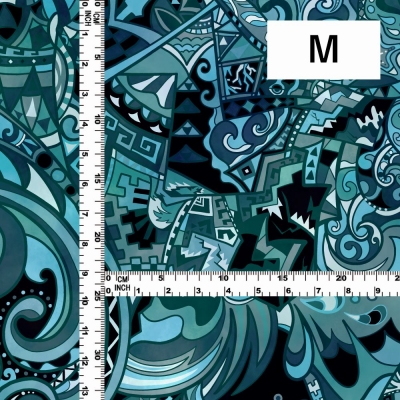 Hula Fabric / Kahiko&Hawaiian motifs / JKH-600-TBL