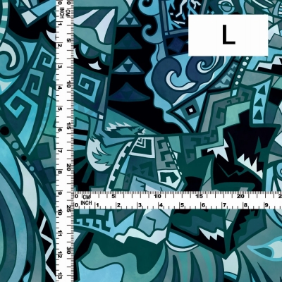 Hula Fabric / Kahiko&Hawaiian motifs / JKH-600-TBL