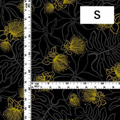 Hula Fabric / Lehua / JKH-602-BK