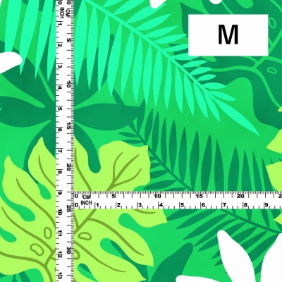 Hula Fabric / Hawaiian Flower / JKH-604-GR
