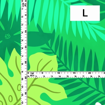 Hula Fabric / Hawaiian Flower / JKH-604-GR