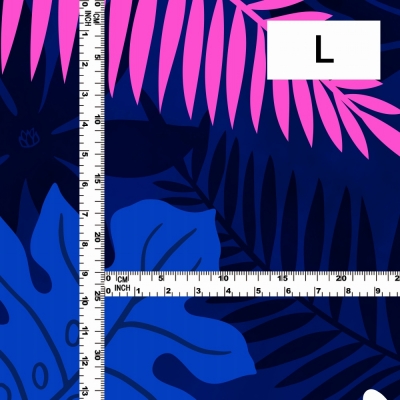 Hula Fabric / Hawaiian Flower / JKH-604-NVPI