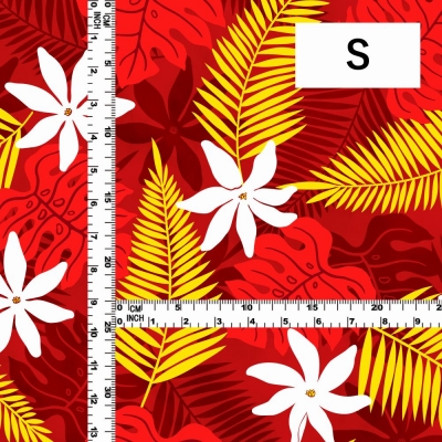 Hula Fabric / Hawaiian Flower / JKH-604-RDYE