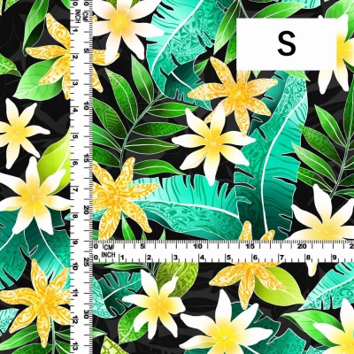Hula Fabric / Tiare / JKH-606-BK