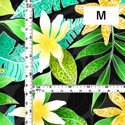 Hula Fabric / Tiare / JKH-606-BK
