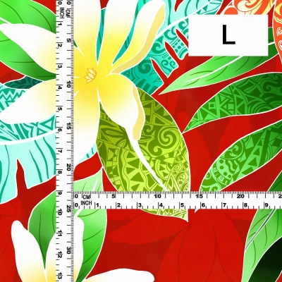 Hula Fabric / Tiare / JKH-606-RD