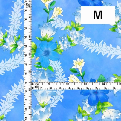 Hula Fabric / Hibiscus / JKH-608-BL