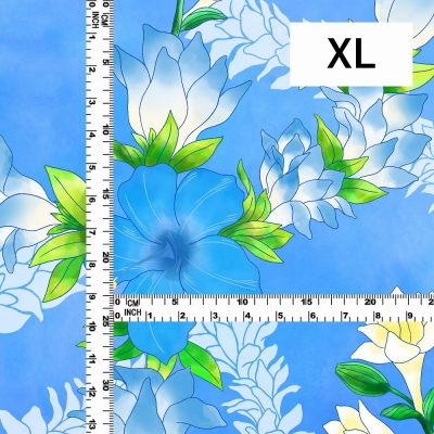 Hula Fabric / Hibiscus / JKH-608-BL