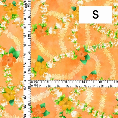 Hula Fabric / Hibiscus / JKH-608-OR