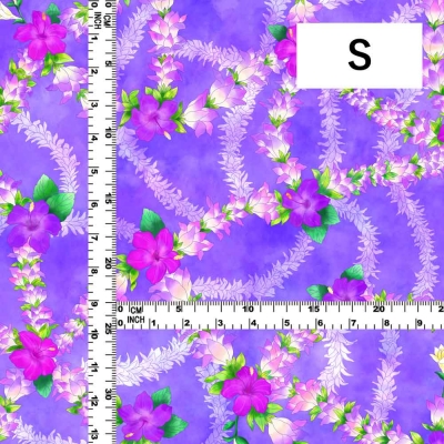 Hula Fabric / Hibiscus / JKH-608-PU