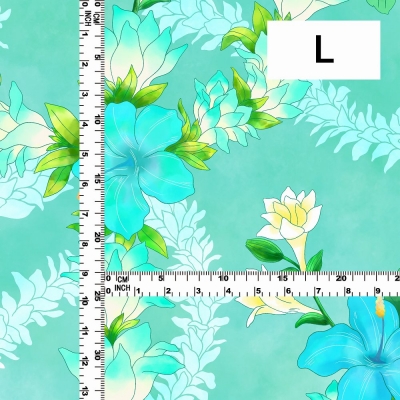 Hula Fabric / Hibiscus / JKH-608-TBL