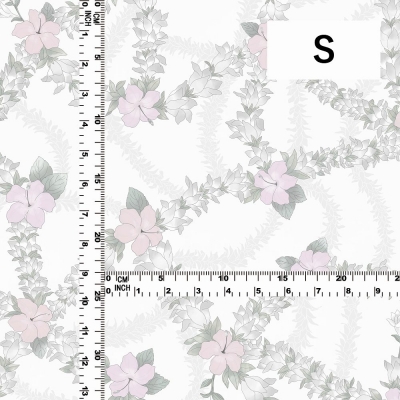 Hula Fabric / Hibiscus / JKH-608-WHGY