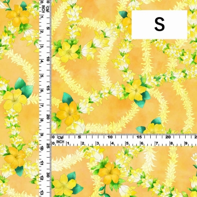 Hula Fabric / Hibiscus / JKH-608-YE
