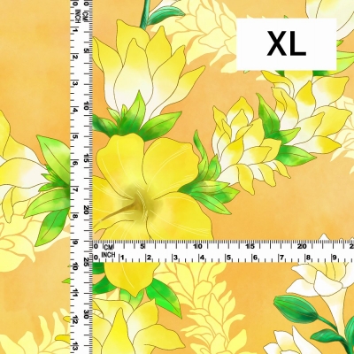 Hula Fabric / Hibiscus / JKH-608-YE