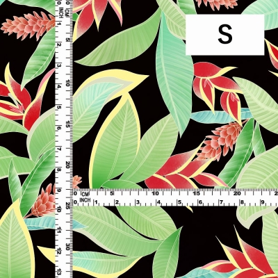 Hula Fabric / Heliconia / JKH-610-BK