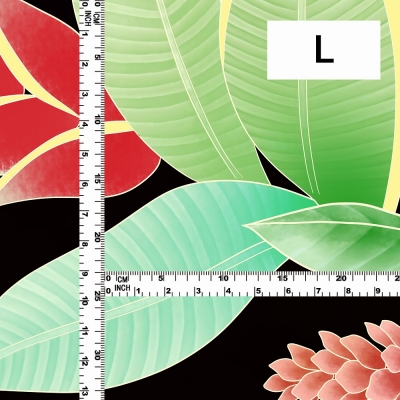 Hula Fabric / Heliconia / JKH-610-BK