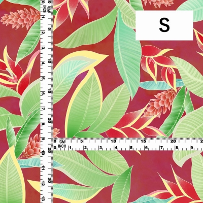 Hula Fabric / Heliconia / JKH-610-RD
