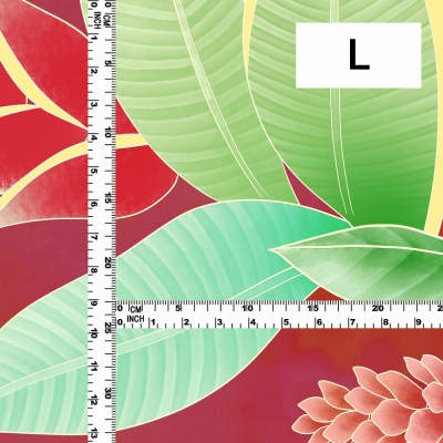 Hula Fabric / Heliconia / JKH-610-RD