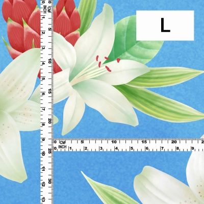 Hula Fabric / Lily / JKH-612-BL