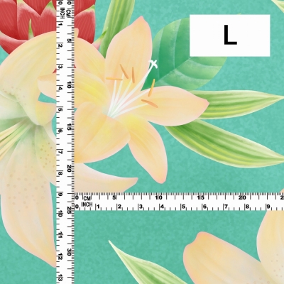 Hula Fabric / Lily / JKH-612-GR