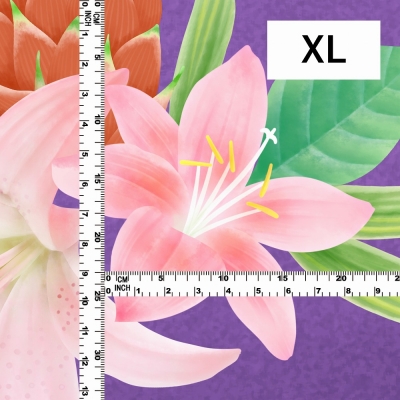 Hula Fabric / Lily / JKH-612-PU