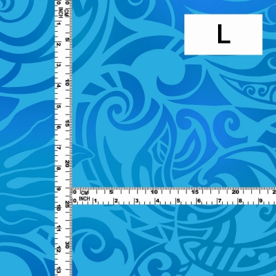 Hula Fabric / Kahiko&Honu / JKH-614-BL