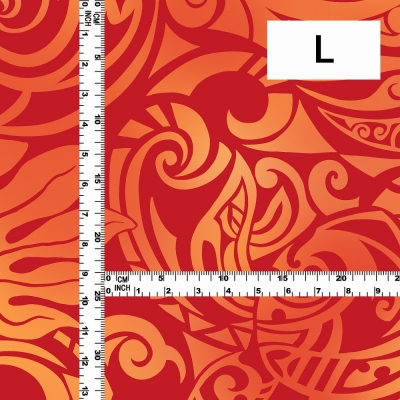 Hula Fabric / Kahiko&Honu / JKH-614-RD