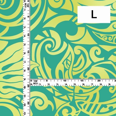 Hula Fabric / Kahiko&Honu / JKH-614-TBL