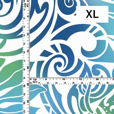 Hula Fabric / Kahiko&Honu / JKH-614-WHBL