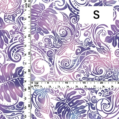 Hula Fabric / Kahiko&Honu / JKH-614-WHPU