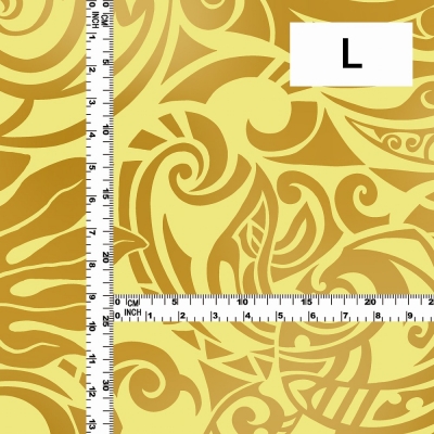 Hula Fabric / Kahiko&Honu / JKH-614-YE