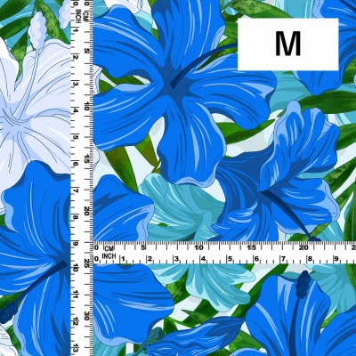 Hula Fabric / Hibiscus / JKH-616-BL
